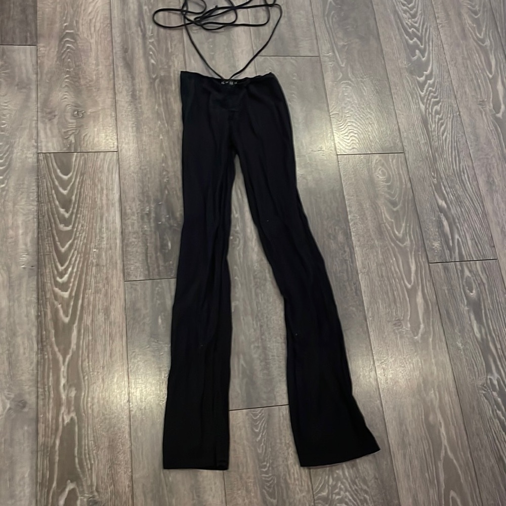 Motel Rocks Sakari Flare Tie Up Pant
